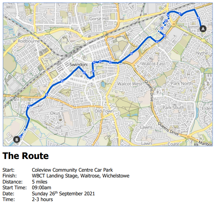 canal walk route