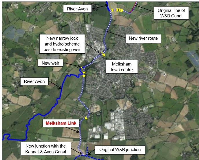 Melksham Link new map v3 2
