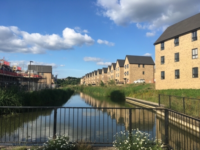 Canal at Wichelstowe - Credit: Kate Sillence