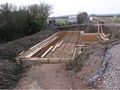 Chaddington spill weir shuttering