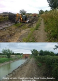 Digging out below Chaddington Lock Dfly 130