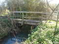 Hancocks Water old footbridge in March 2019 by John Sreeves