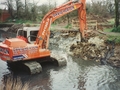 VM TF early 1998 014 excavator at footbridge site
