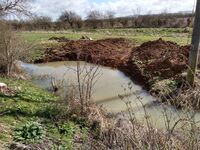 Wetland area continuing works March 2023