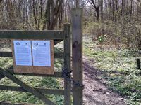 Temporary Notices at Uffington Gorse