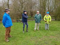 Tree presentation to Alan & Graham