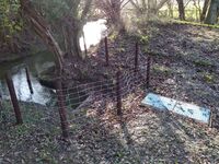 The pump installation at Tuckmill Brook