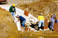 Slipway under construction