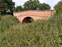 Steppingstone Lane Bridge - east side before work