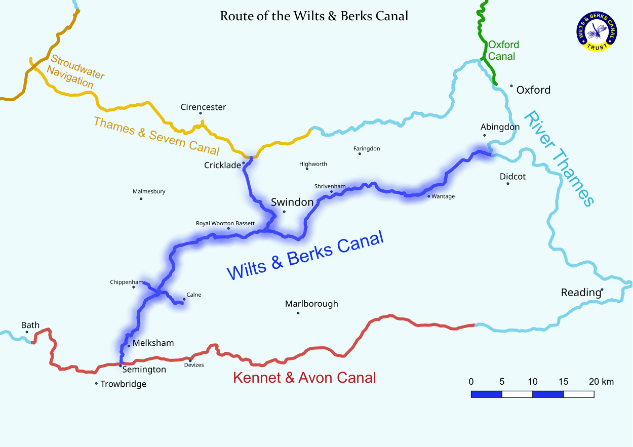 Wilts & Berks Canal Map