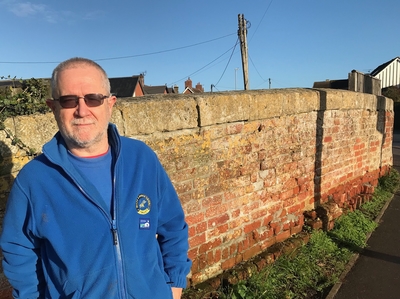 Wilts Berks volunteer Brian Wright at Lowbourne Bridge